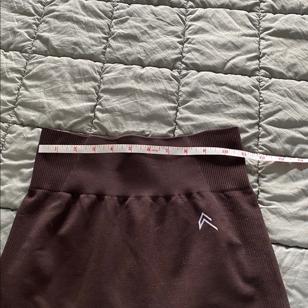 Oner Active Classic Seamless 2.0 Leggings in 70% Cocoa Marl Brown - Picture 9 of 11